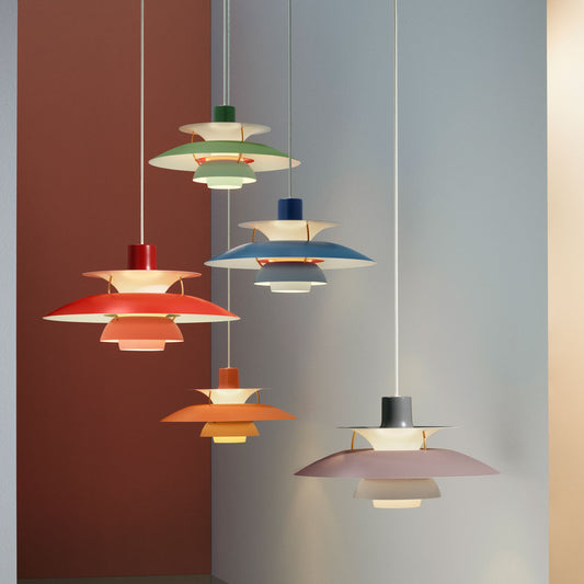 PH 5 Pendant Lamp | Hues of Red Aluminium