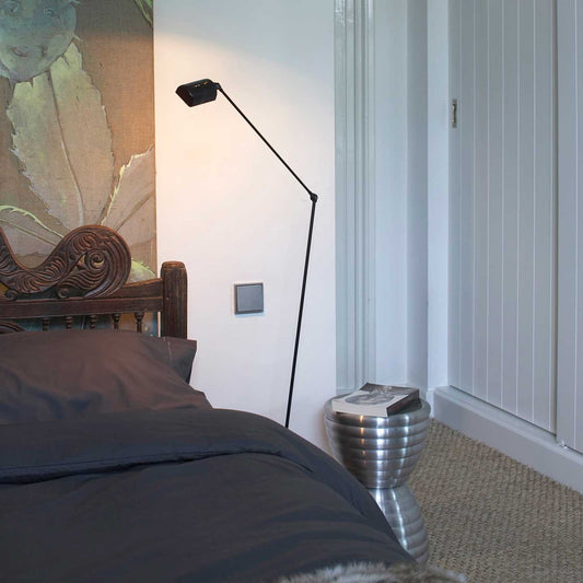 Daphine LED Floor Lamp | Black Soft Touch Finish