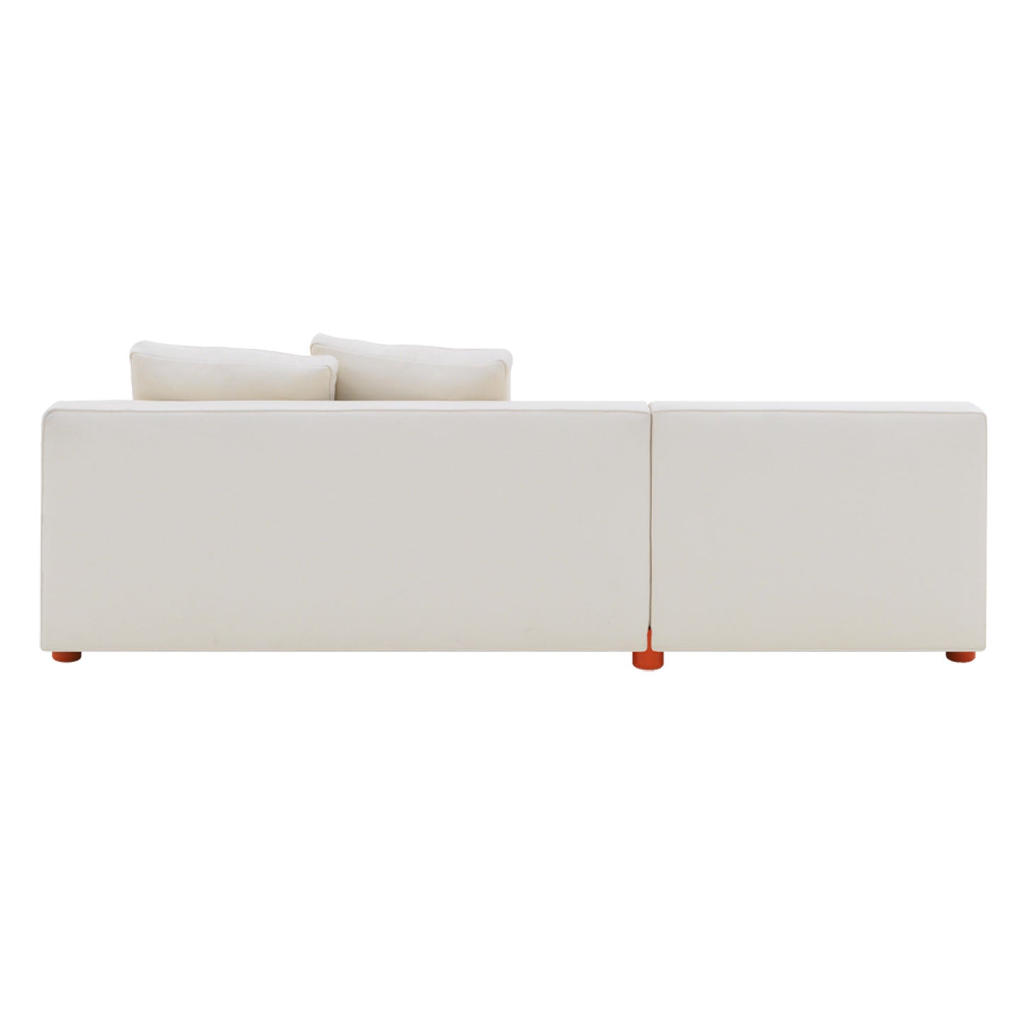 Lounge RH Asymmetric Sofa | Beige 08 West Fabric Upholstery