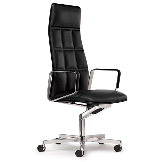 Leadchair Executive High Back | Black 1300 Select Leather