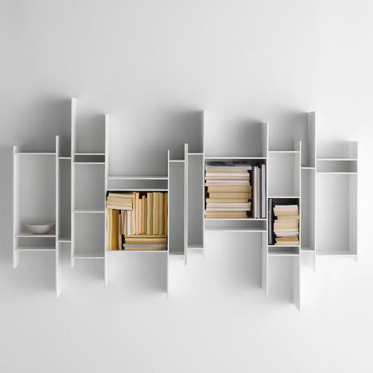 Randomito Shelving | White Lacquer