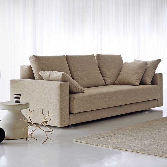 PiazzaDuomo Sofabed | Cream Canvas 940 Fabric