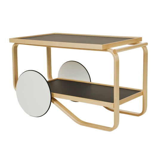 901 Tea Trolley | Black Linoleum