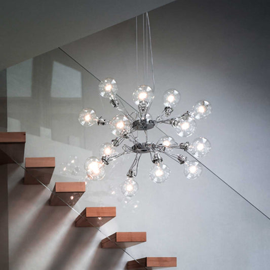 Matrix Doppia Pendant Lamp | Brushed Nickel