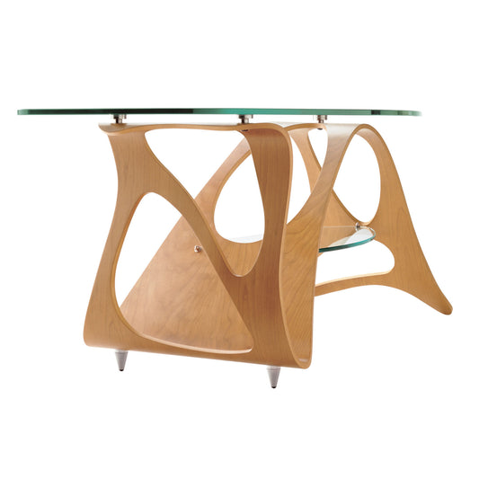 Arabesco Coffee Table | Clear Glass Top