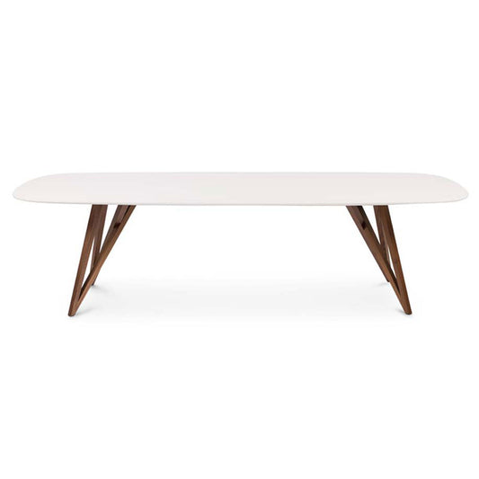 Seito Table 240cm | White Quartz Stone Top