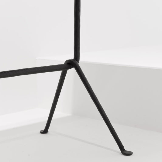 Officina Bistrot Table | Black Painted Steel Top
