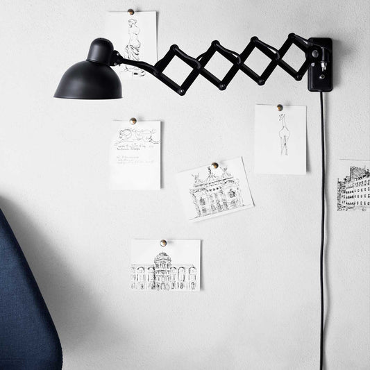 Kaiser Idell Scissor Lamp | Gloss Black