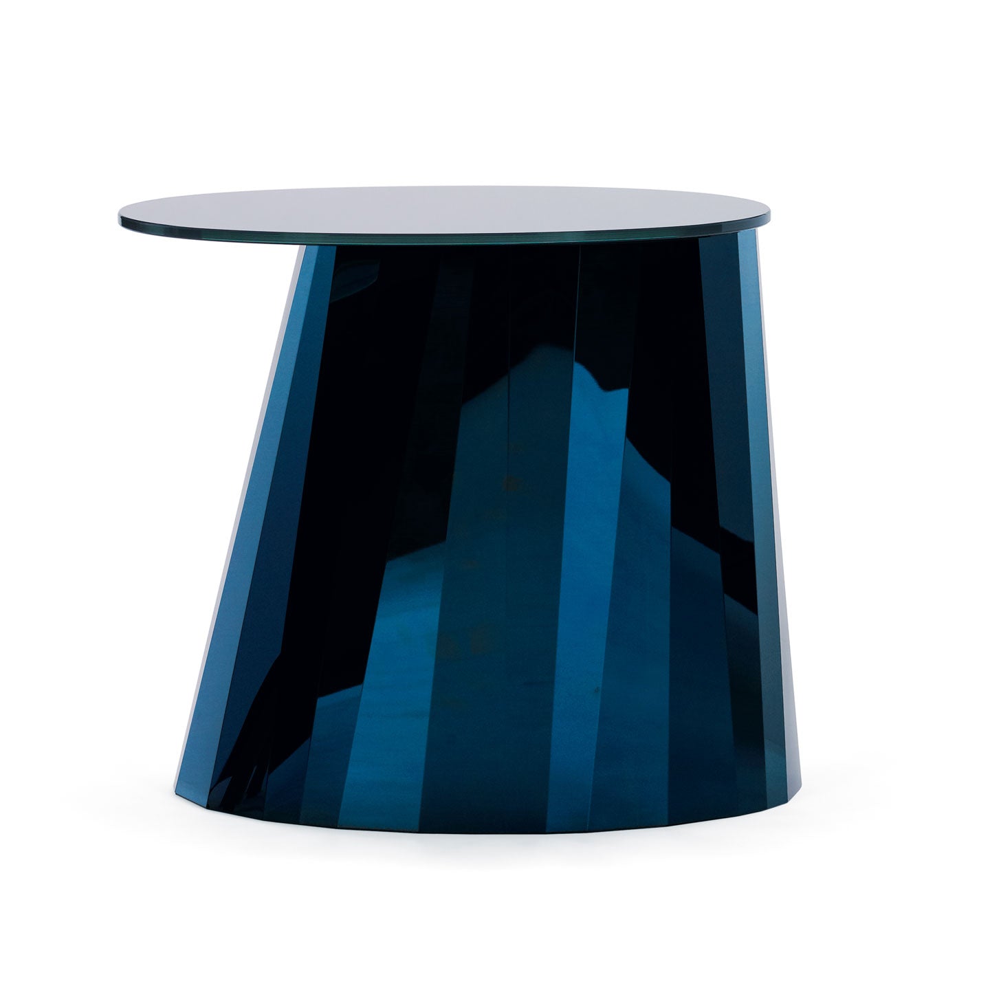 Pli Side Table | Sapphire Blue