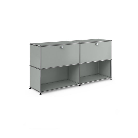 USM Sideboard Upper Doors | Light Grey Lacquer Panels