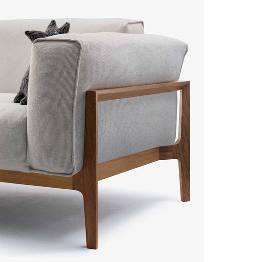Elm Lounge Chair | Beige Speckle 5023 Fabric