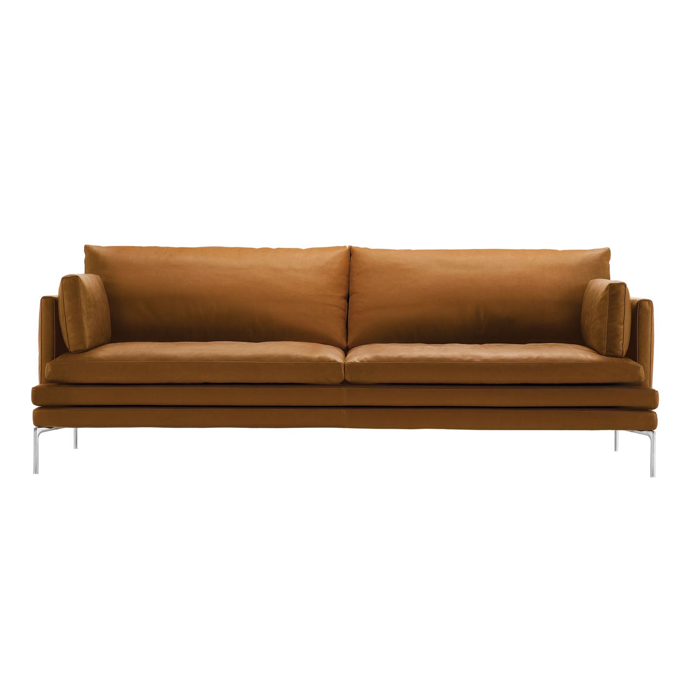 William Large 2 Seat Sofa | Gold 0414 Extra Leather