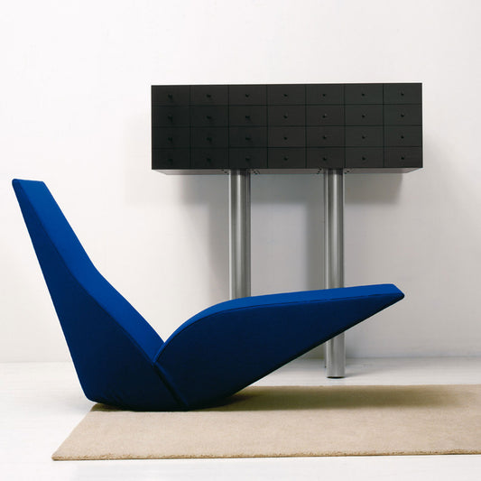 Progetti Compiuti Solaris | Black Stained Ash and Clear Varnished Aluminium