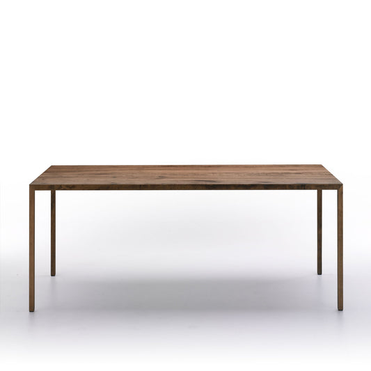 Tense Material Table | Natural Oak Wrapped Top and Legs