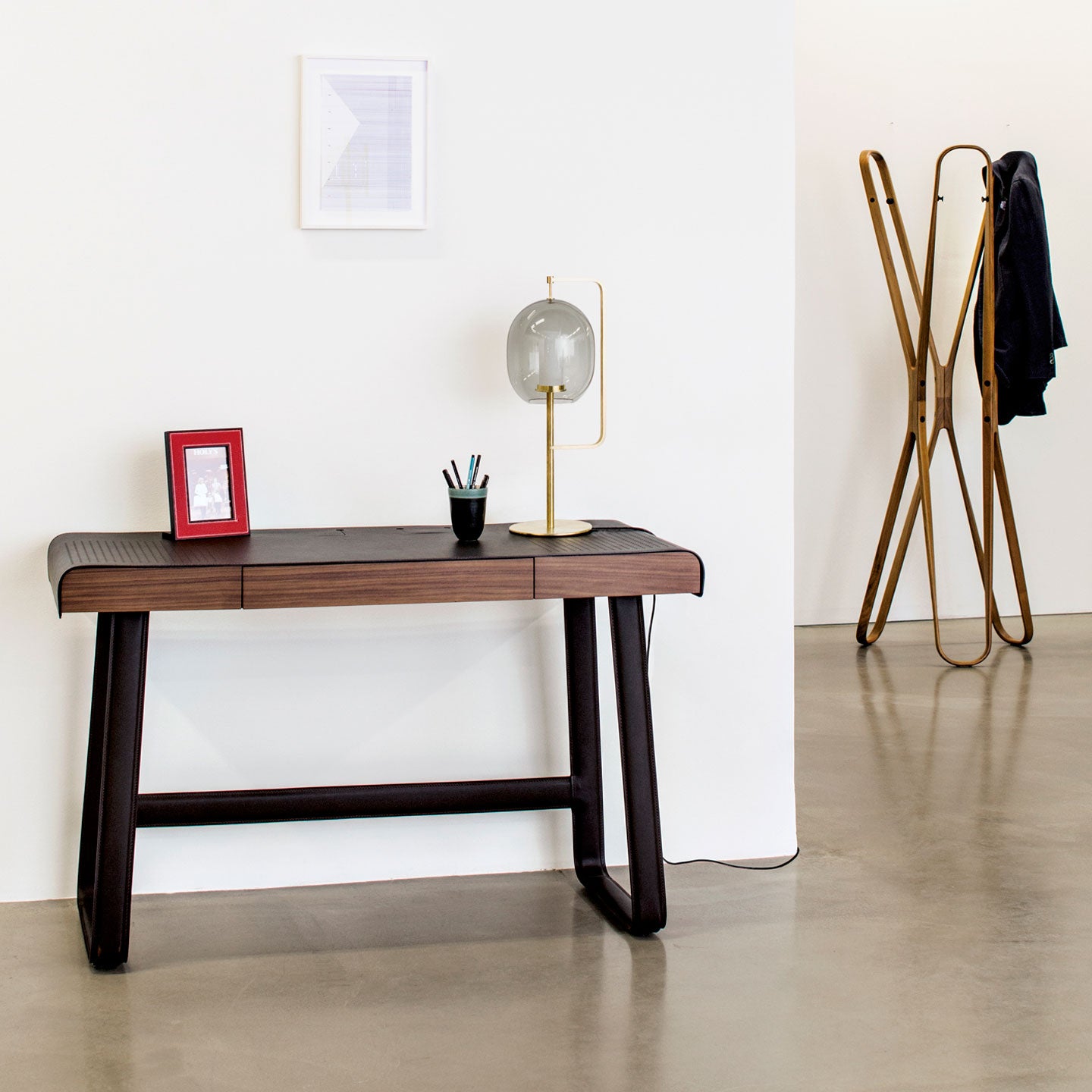 Lantern Table Lamp | Burnished Brass
