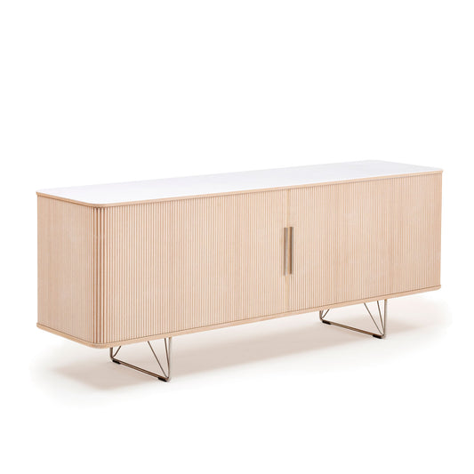 Tambour Sideboard AK2730 | White Oiled Ash