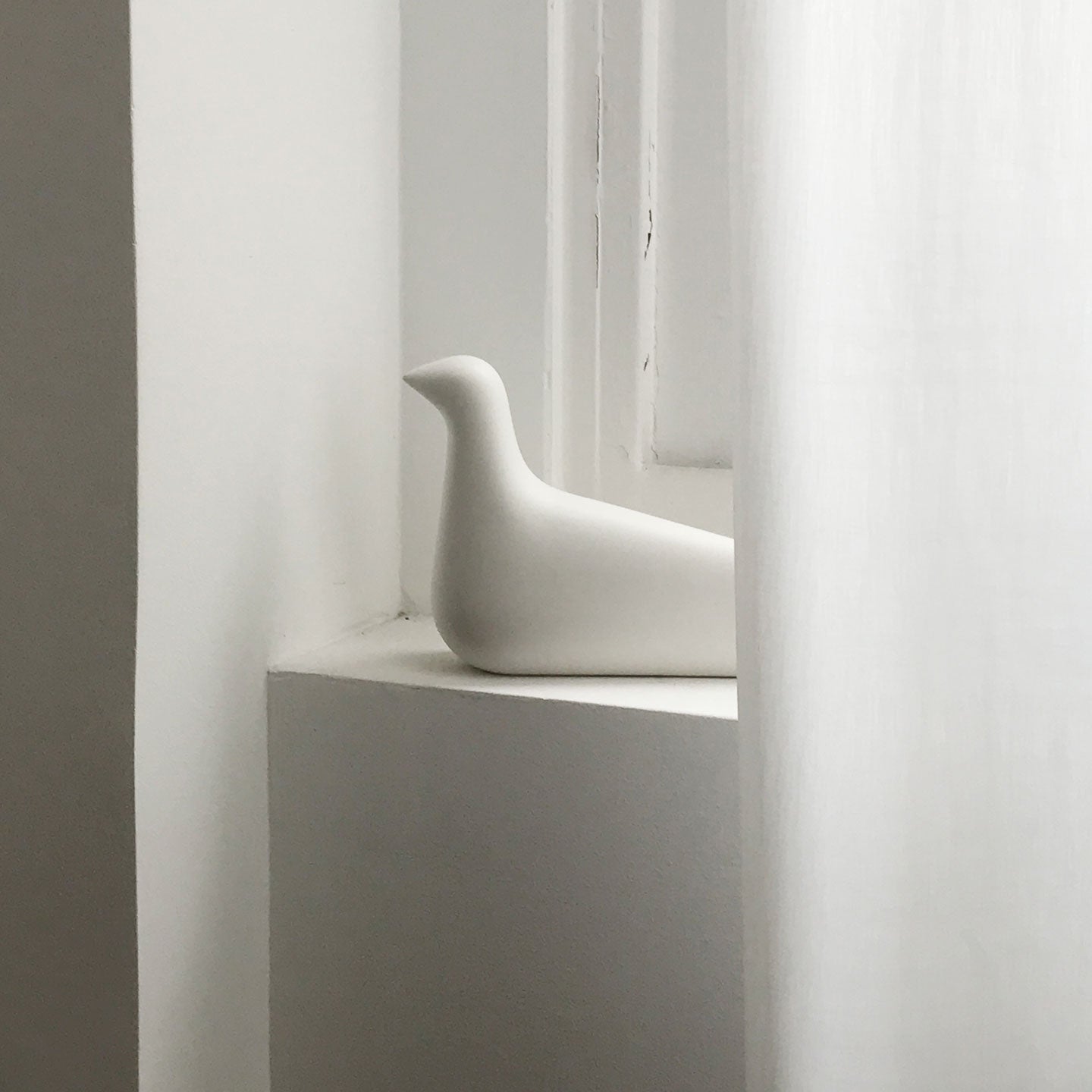 L'Oiseau Bird Ceramic | Matt White