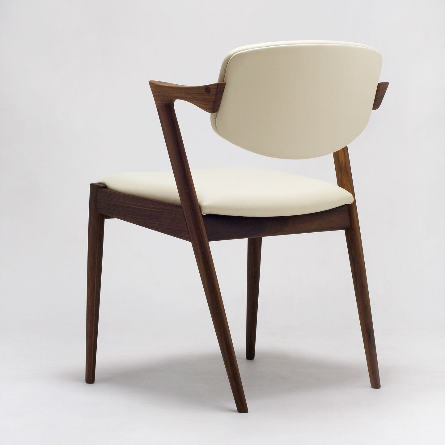 No 42 Dining Chair | White Leather