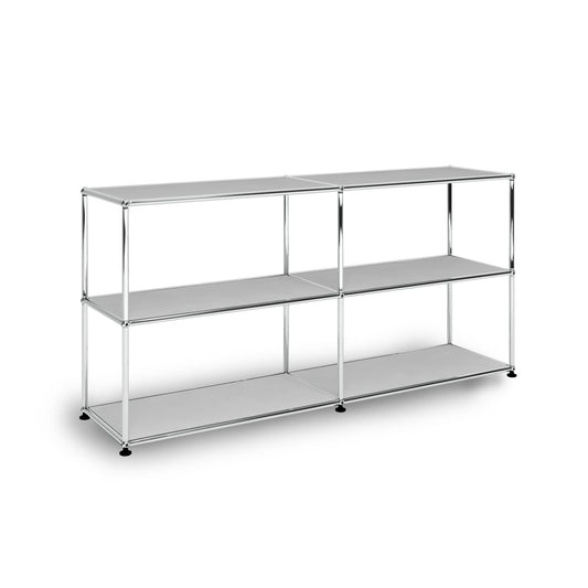 USM 2x2 Open Shelving | White Lacquer Panels