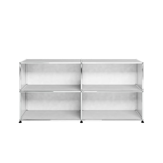 USM 2x2 Closed Shelving | White Lacquer Panels
