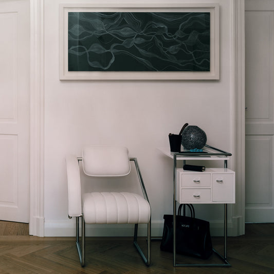 Eileen Gray Non Conformist Chair | White Leather