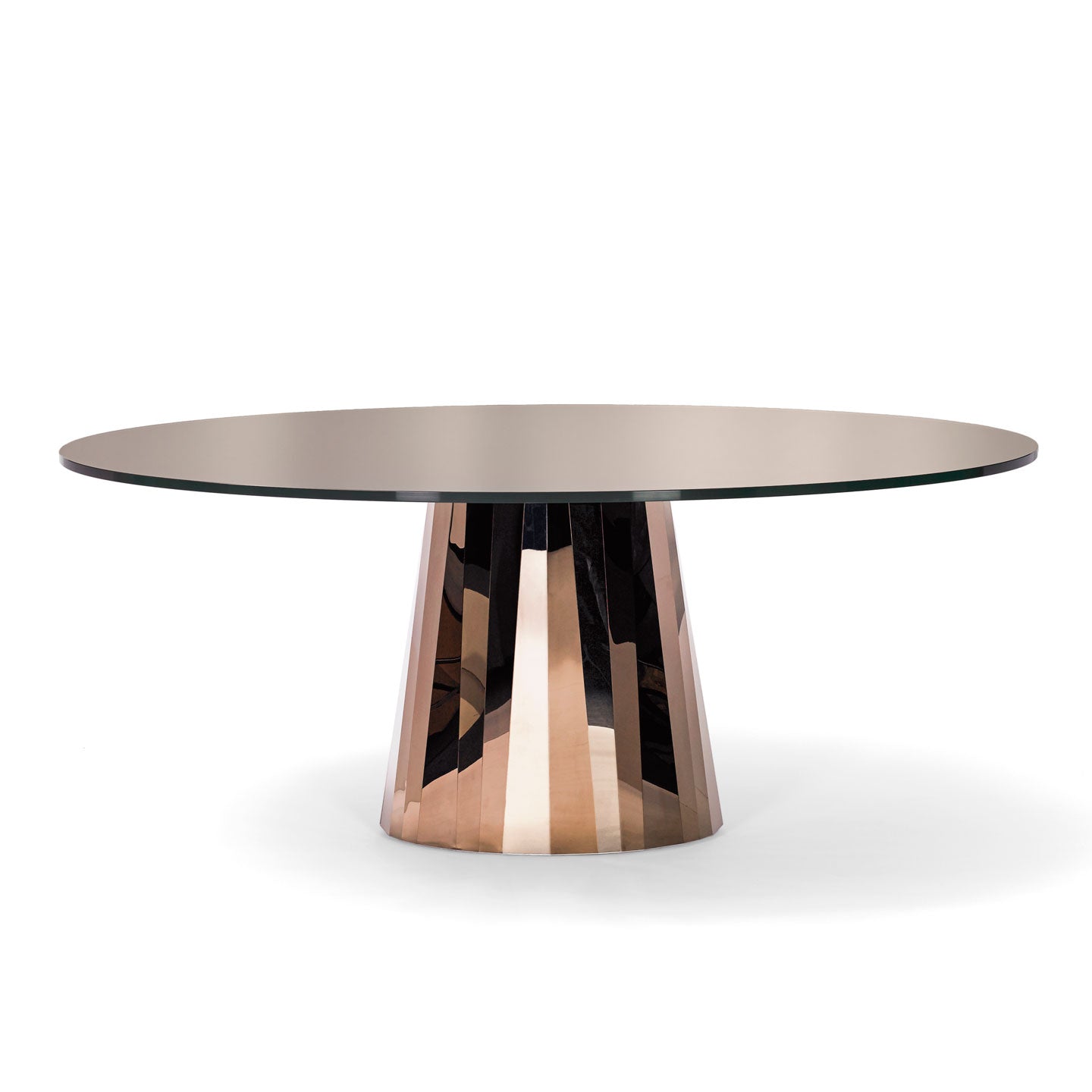 Pli Dining Table | Phyrite Bronze