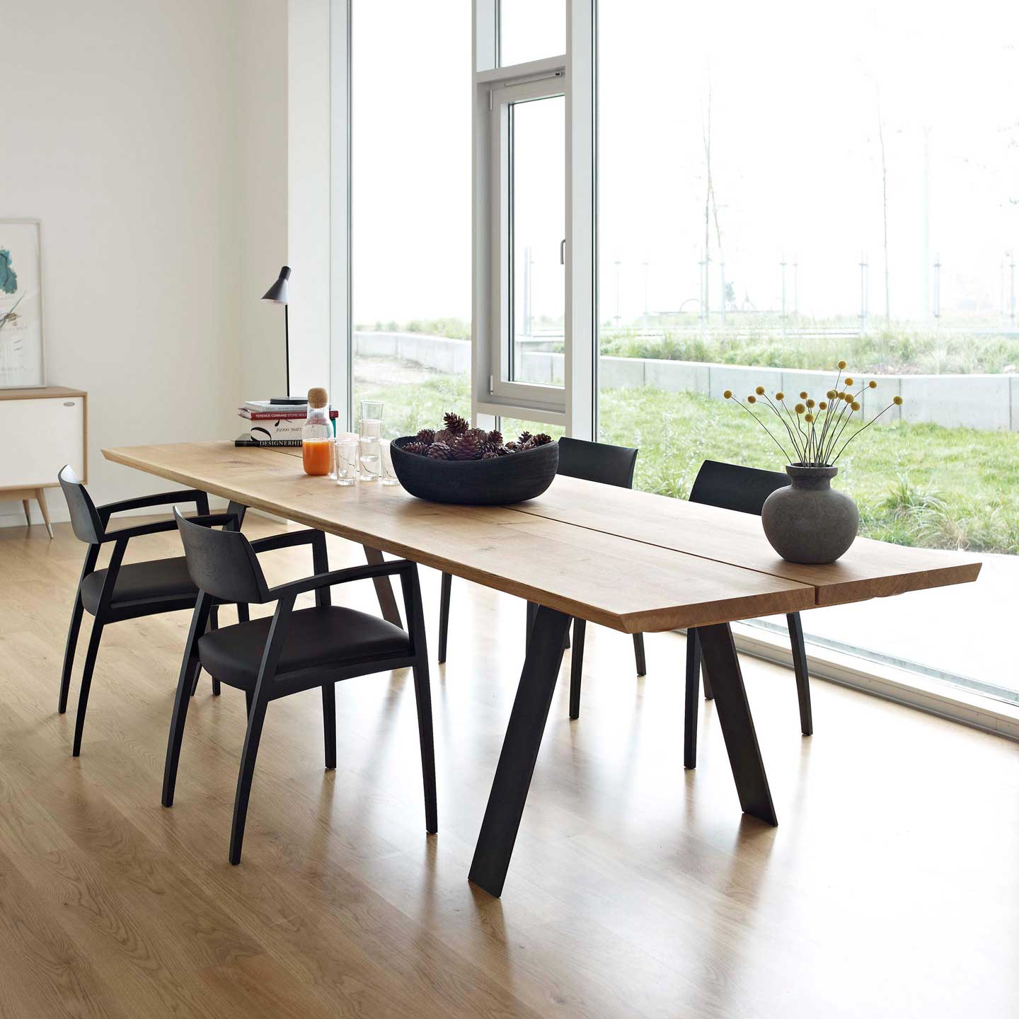 Plank Extending Table 210cm | Solid Oiled Oak Planks