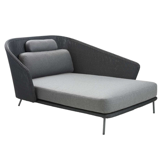 Mega Daybed | Soft Touch Grey and Graphite Weave