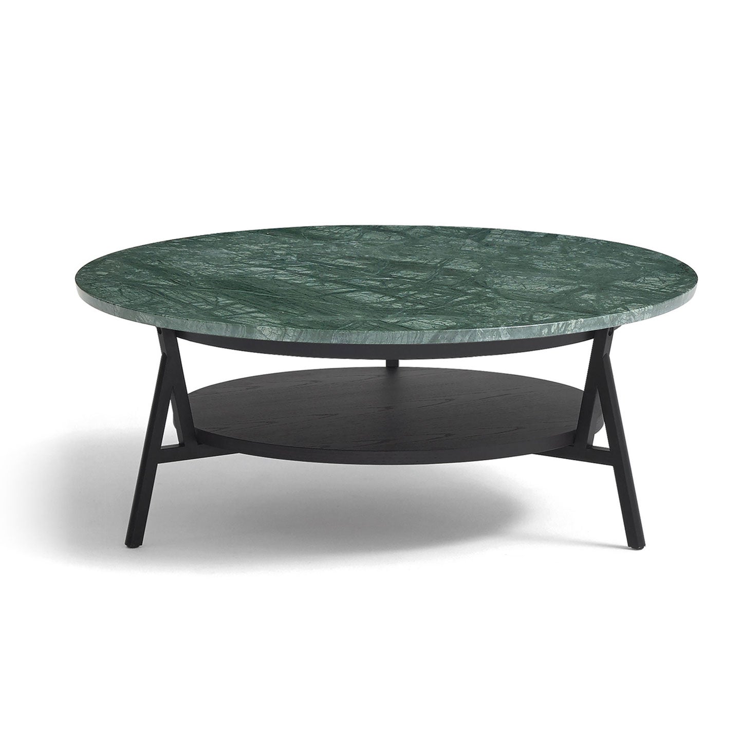 Cradle Coffee Table | Green Guatemala Marble Top