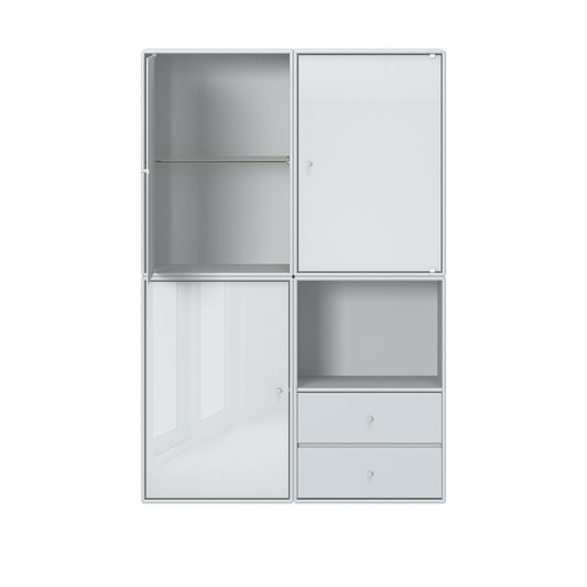 Reflect Wall Unit | Nordic Grey Lacquer