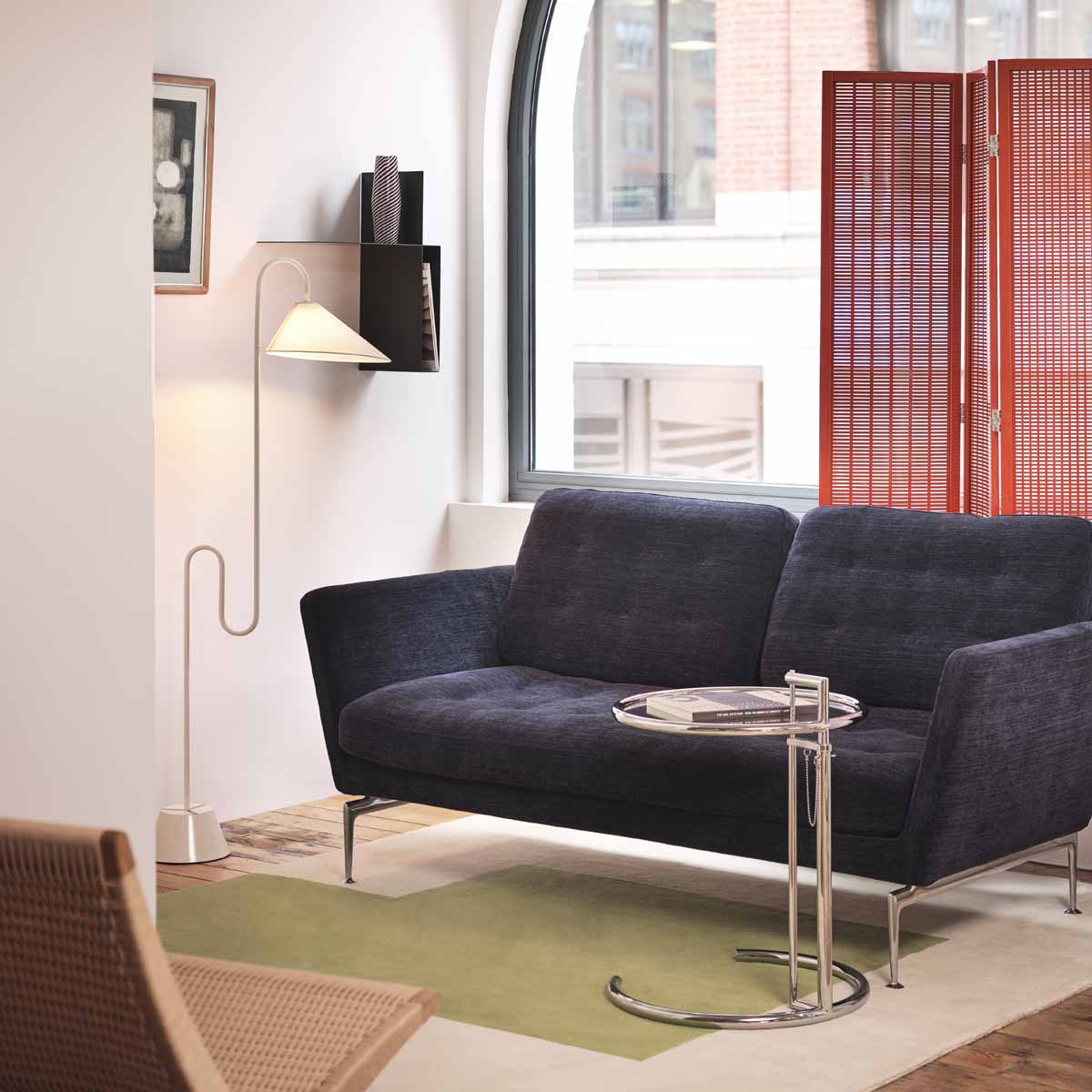 Eileen Gray Folding Screen | Black Lacquer