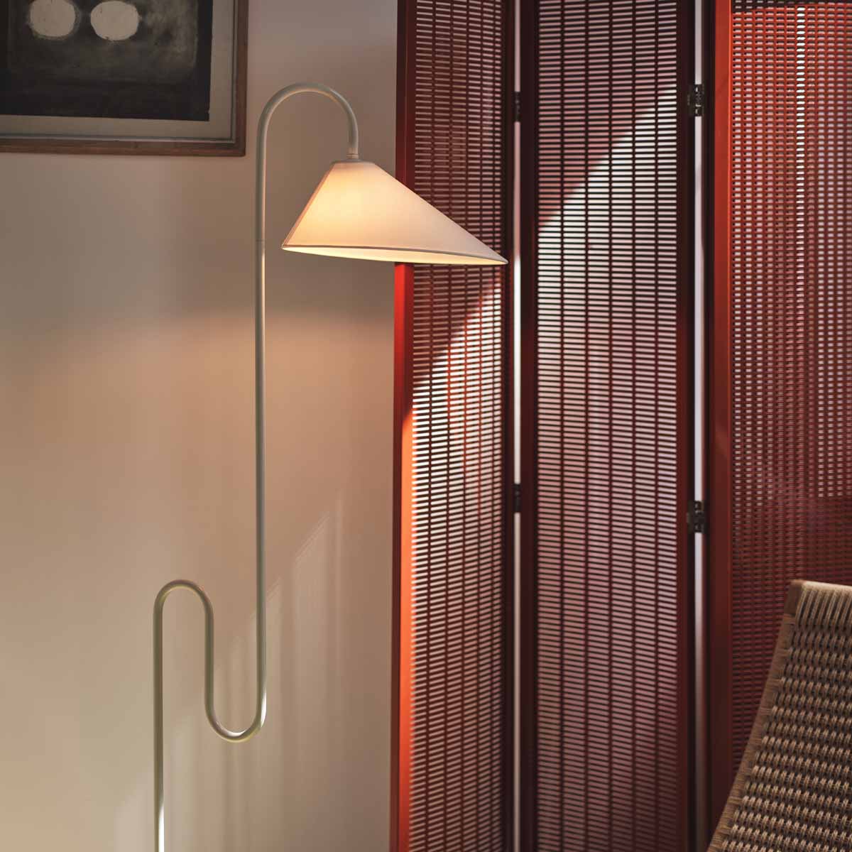 Eileen Gray Folding Screen | White Lacquer