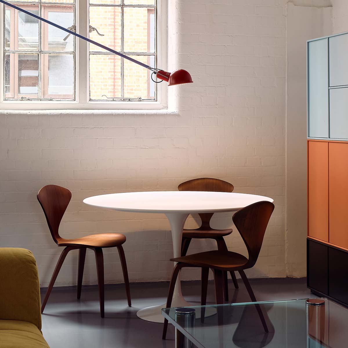 Cherner Chair | Classic Walnut Veneer Seat and Back