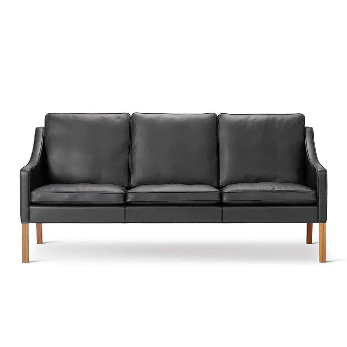 Mogensen 2209 3 Seat Sofa | Black Primo 88 Leather