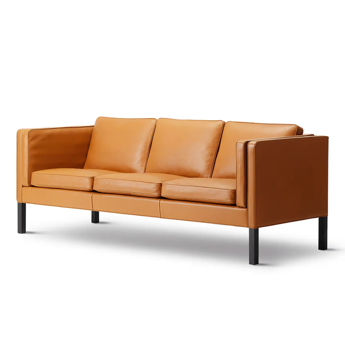 Mogensen 2333 3 Seat Sofa | Cognac Primo 75 Leather