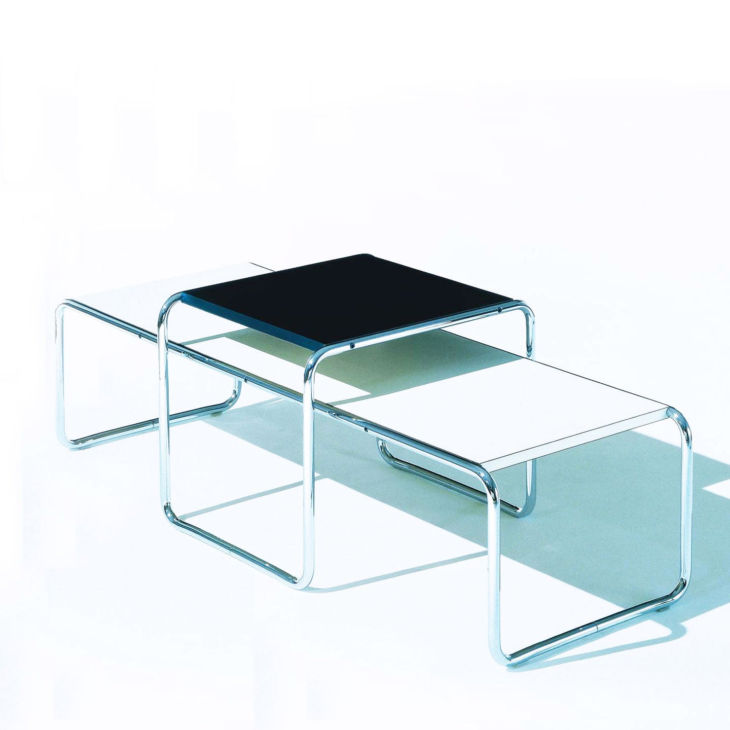 Laccio Low Table Short | Black Laminate Top