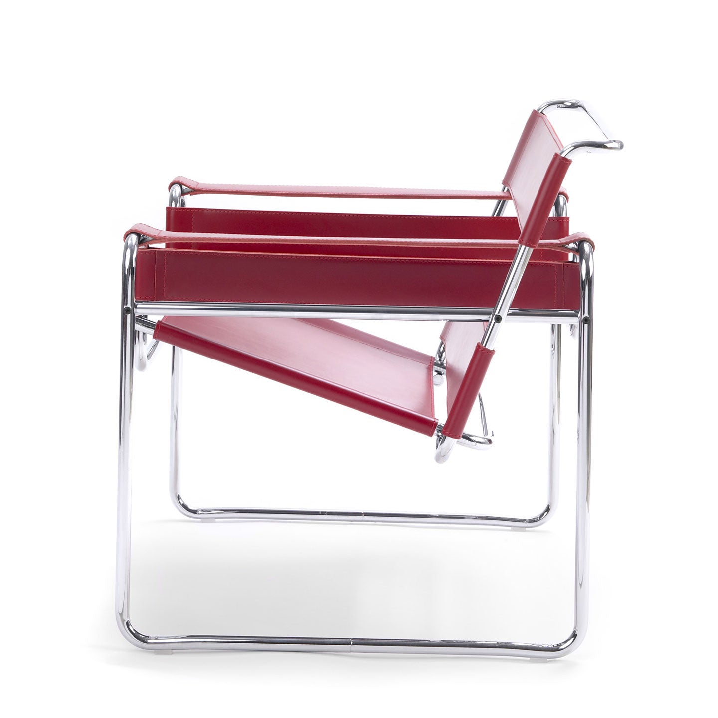 Wassily Lounge Chair | Red Belting Leather BL1905