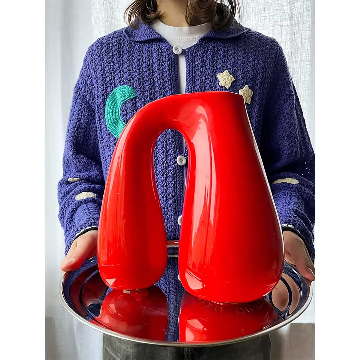 Chunky Jug | Bright Red