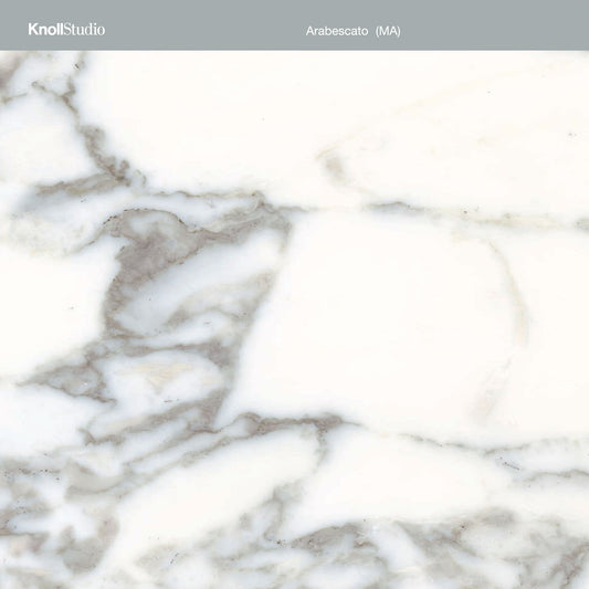 Saarinen Coffee Table 107cm | White Arabescato Marble Top