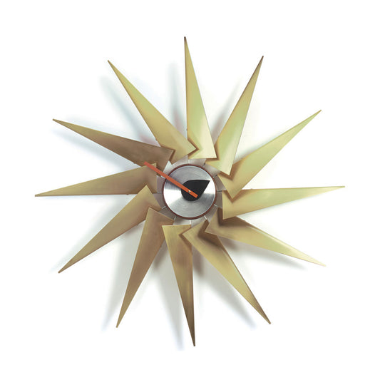Turbine Wall Clock | Brass and Aluminium