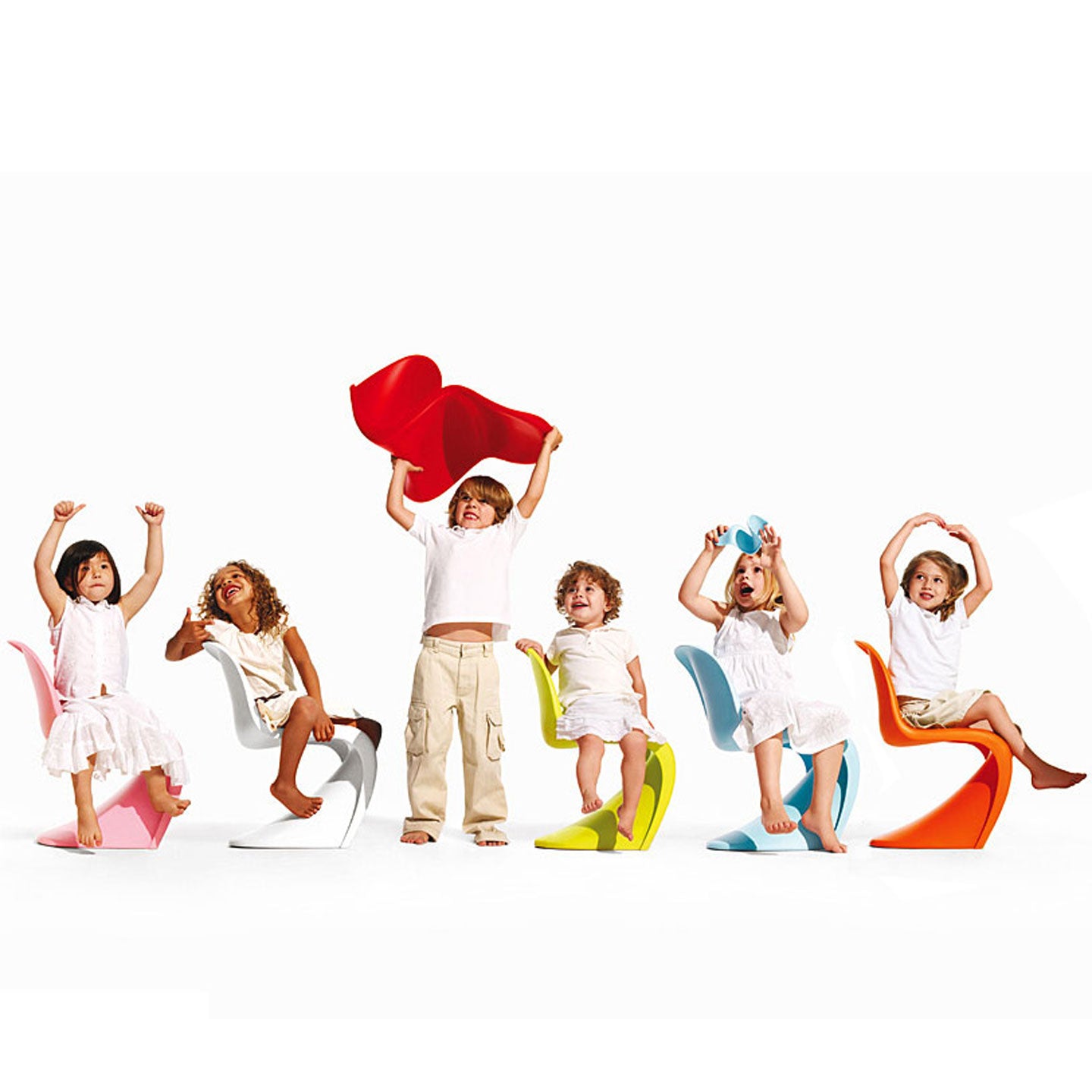 Panton Junior Chair | Polypropylene Pale Rose