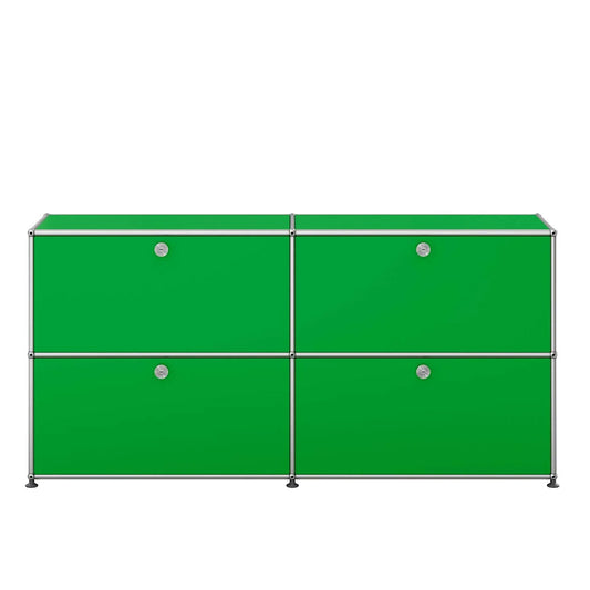 USM 4 Door Sideboard | Green Lacquer Panels