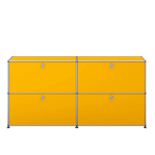 USM 4 Door Sideboard | Golden Yellow Lacquer Panels