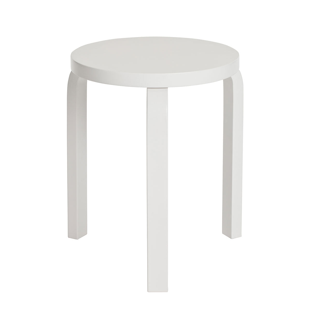 60 Stool | White Lacquer Seat
