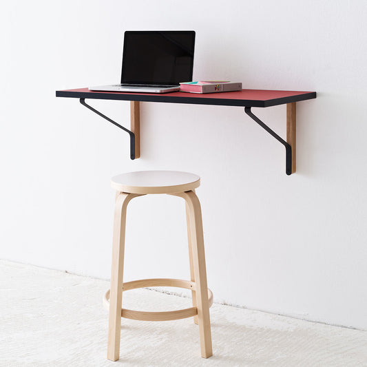 64 Barstool | White Laminate Seat