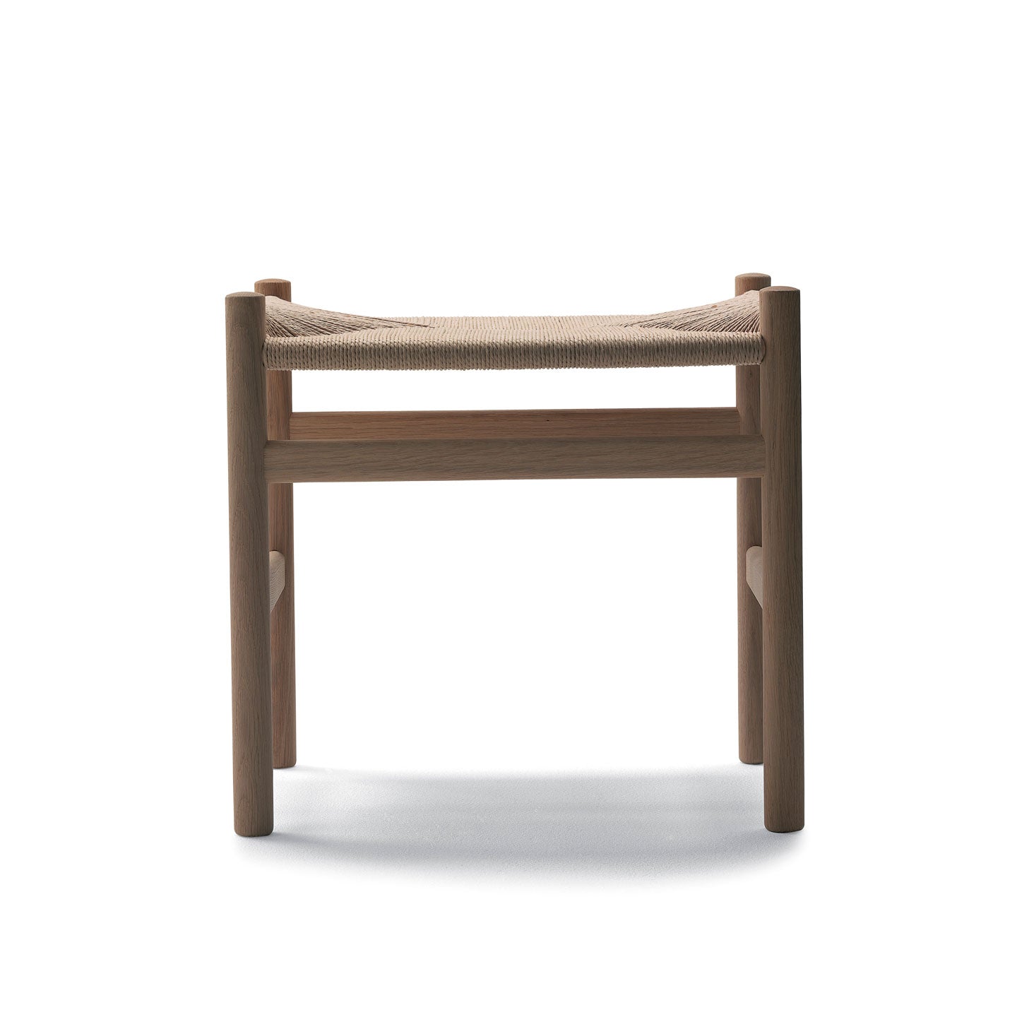 CH53 Stool | Black Lacquered Oak Frame