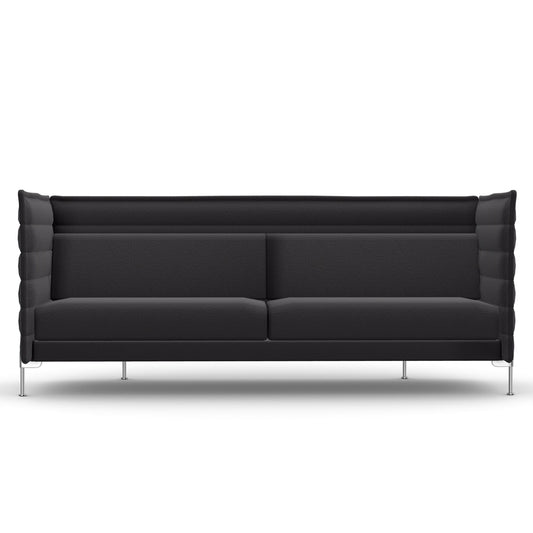 Alcove 3 Seat Sofa | Credo 06 Anthracite/Elephant Fabric