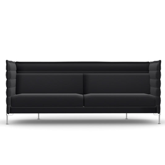 Alcove 3 Seat Sofa | Credo 08 Dark Blue/Black Fabric