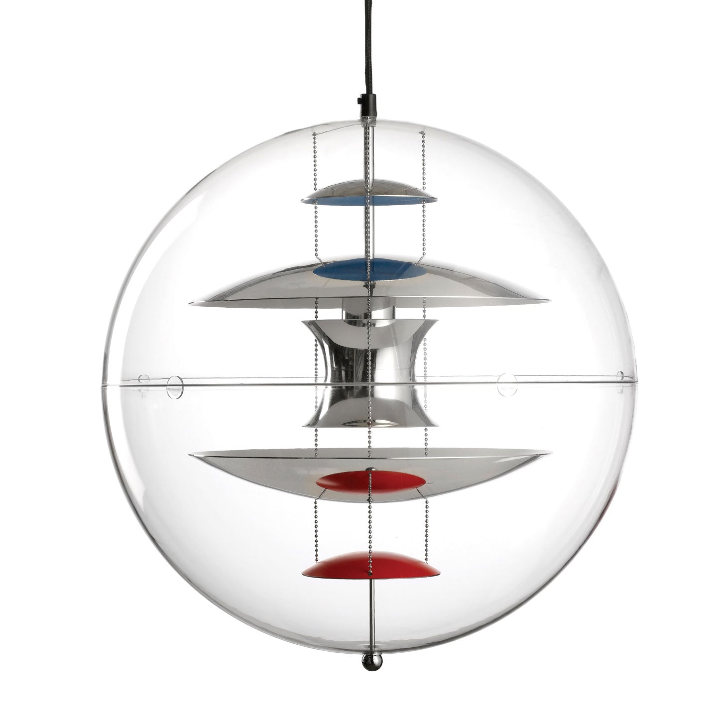 VP Globe 40cm Pendant Lamp | Aluminium Diffuser White/Blue/Orange