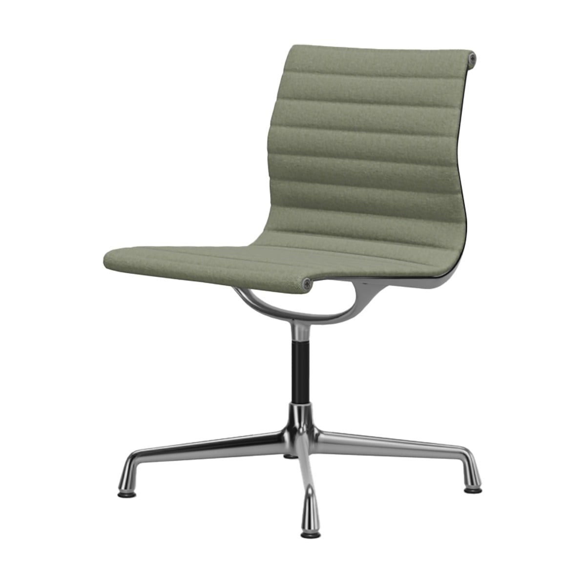 Aluminium Group EA 101 Chair | Ivory/Forest 87 Hopsak Upholstery